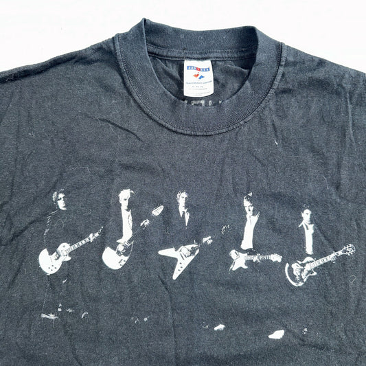 Duran Duran 2005 USA Tour Black VTG T Shirt Y2K Music Band Promo Concert Dance