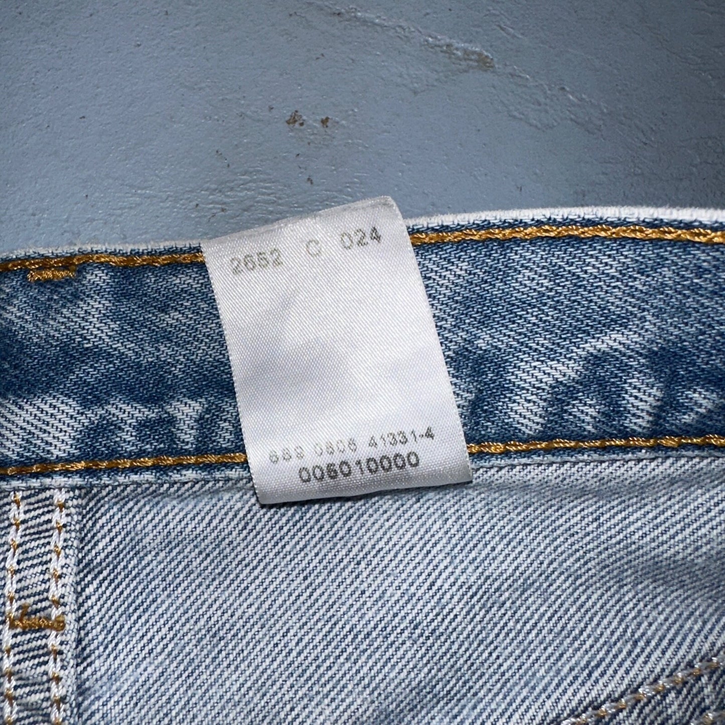 Levis 501 Vintage Y2K XX Straight Leg Jeans 33x36 Light Wash 2000s Act 31x32