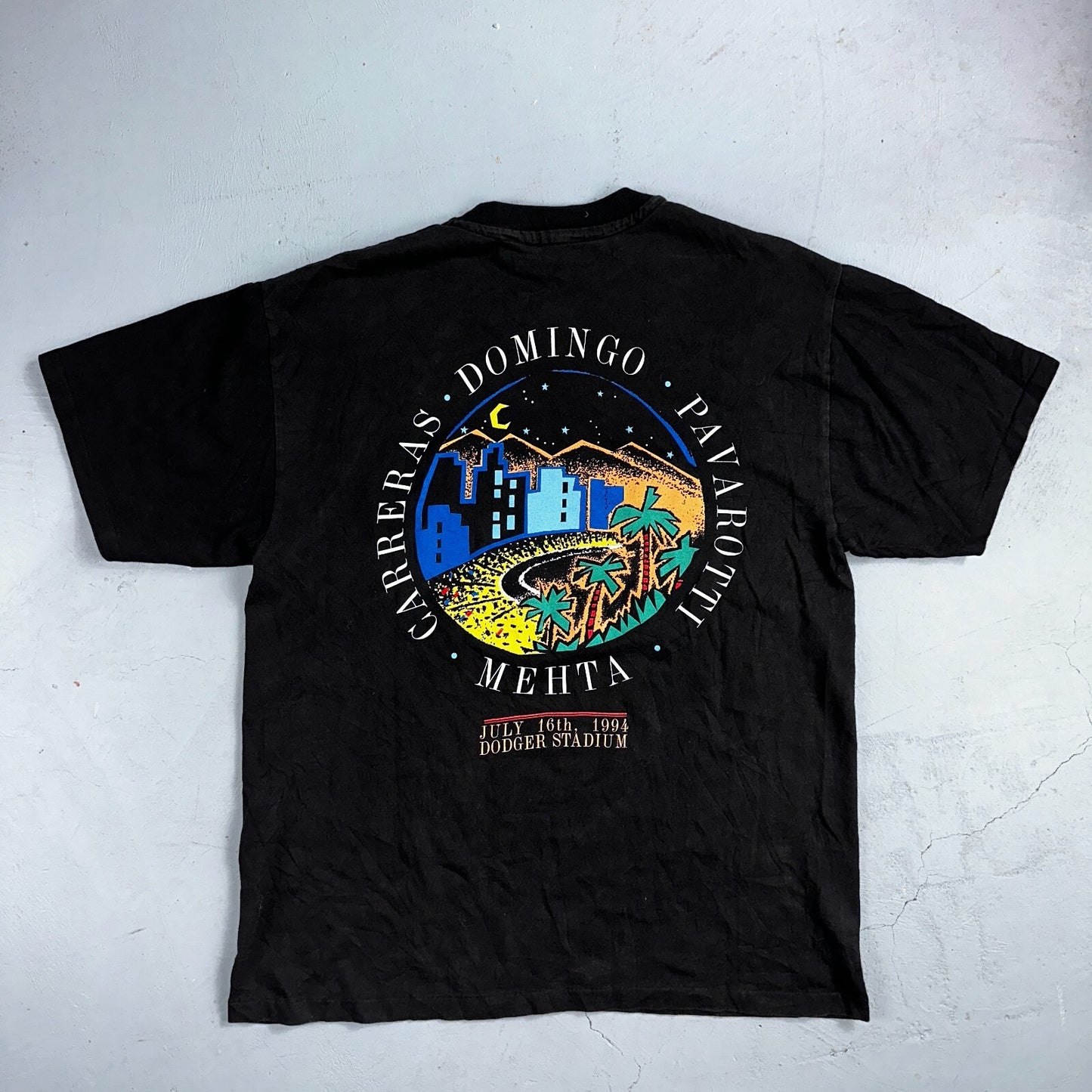 VTG 1994 Encore! The Three Tenors Carreras Domingo Pavarotti Concert T Shirt 90s