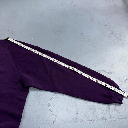 Oregon Flowers Art Painting VTG 90s Crewneck Sweatshirt 1990s Purple XL Hanes