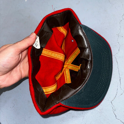 Caveman Camper Oregon VTG Hat Cap Snapback Grant Pass Very Rare Wool 1960s 60s