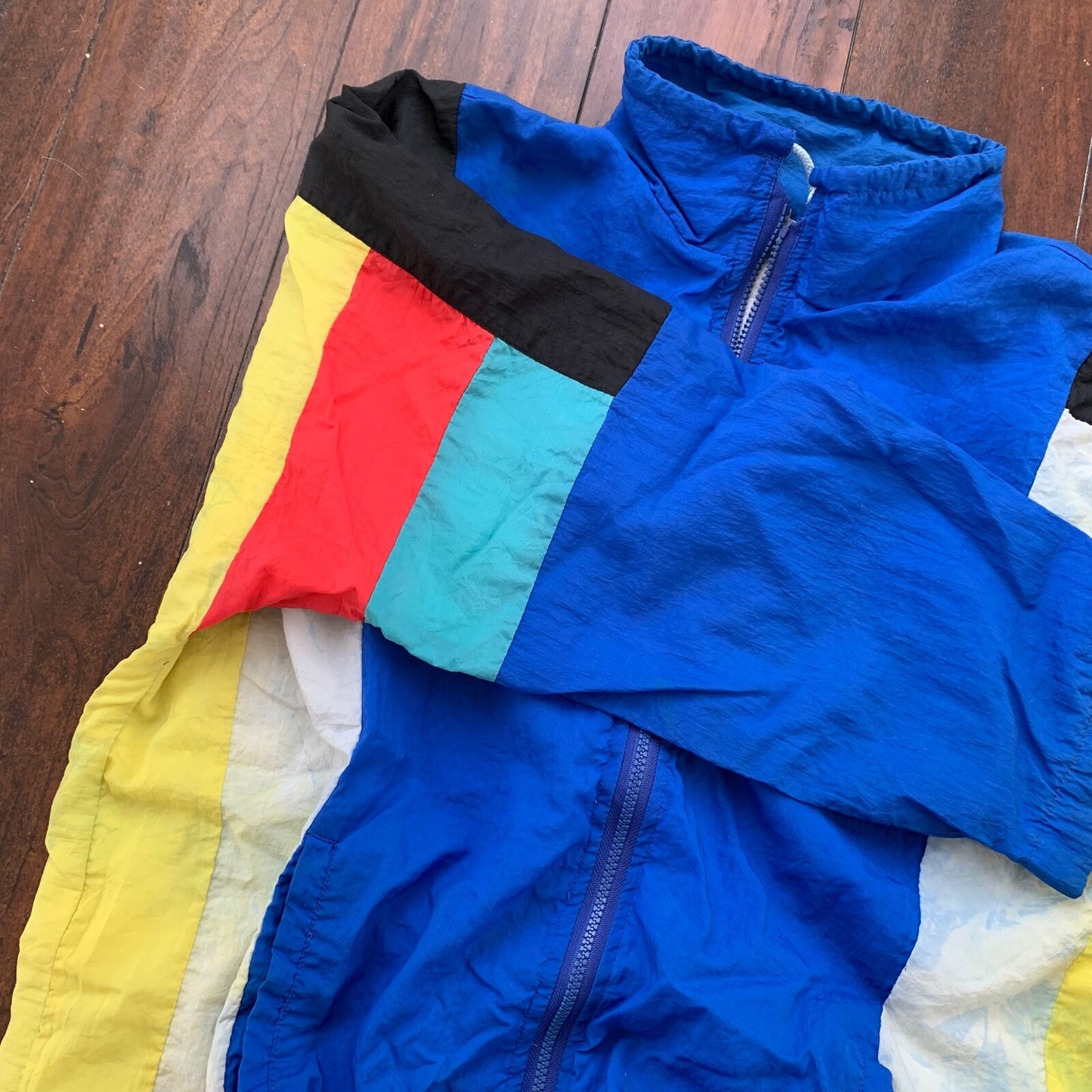 Vintage Nike MCENROE Full Zip Pullover Windbreaker Jacket USA Tennis 80s RARE