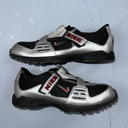 Nike Size 10 VTG 171105-061 Contagious Women's Cycling Shoes Silver 1998 90s