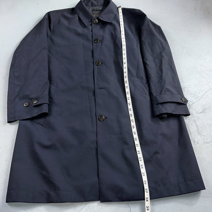 CANALI 1934 Water Repellent Car Coat Navy Rain Protection 54 Italy $2000 Retail