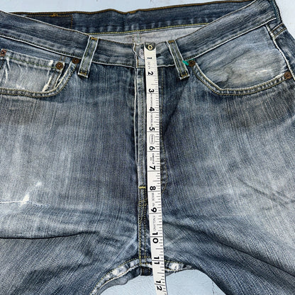 Levis 501 Vintage Y2K XX Straight Leg Jeans Blue Med Wash 33x30 Act 32x28