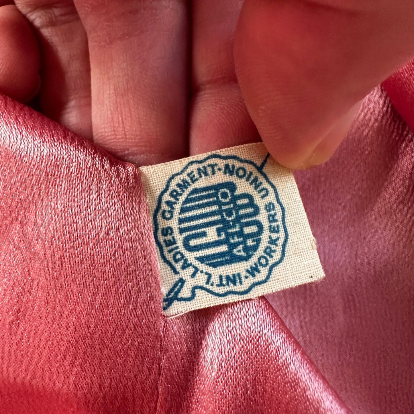 VTG 70s Overcoat Coat Pink Wool Union Made Pom Pom Northfield Rockabilly 1970s