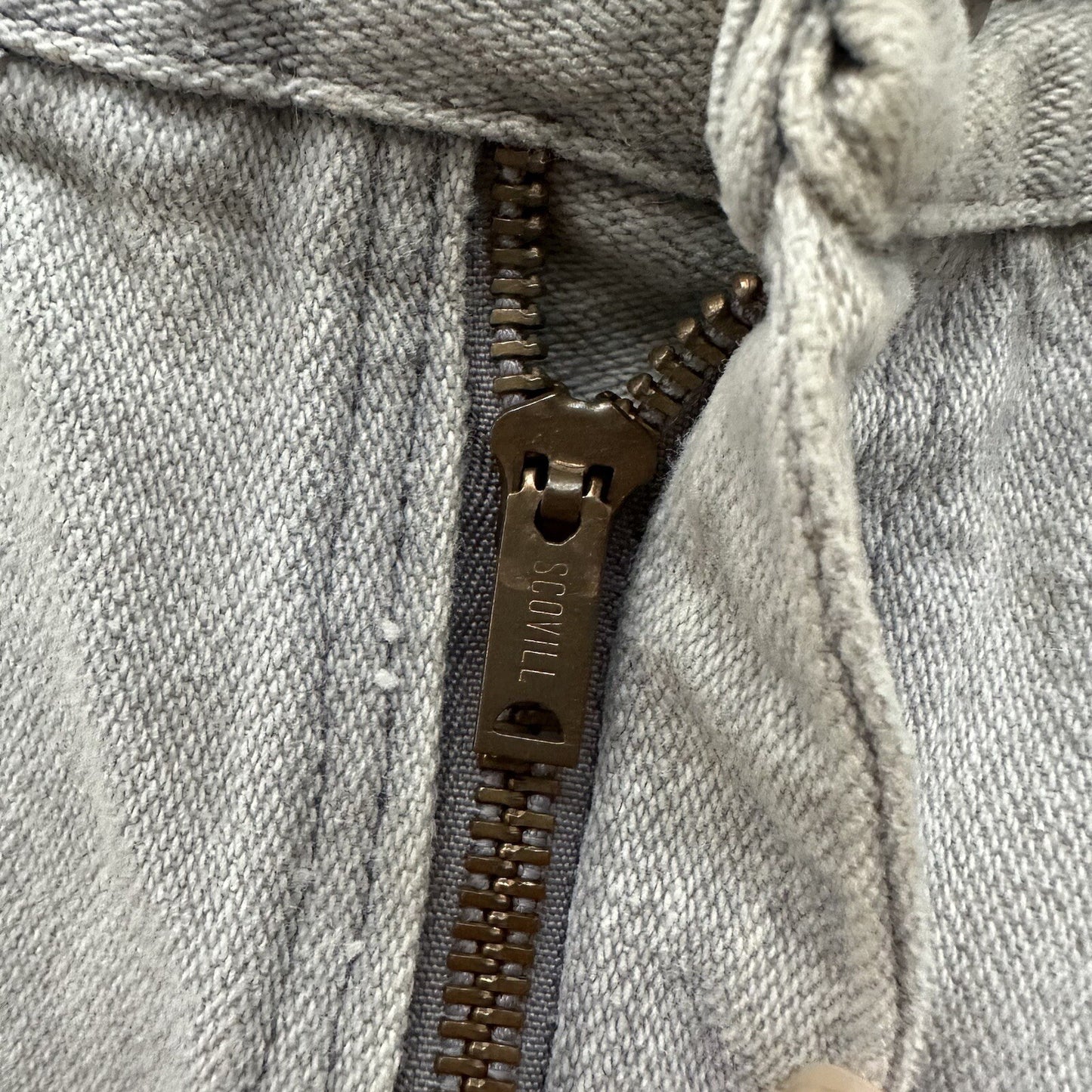 Vtg Wrangler COWBOY Jeans Womens 9 27x29 Gray Denim 13MGYG Pants USA 70s Scovill