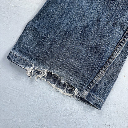 Levis 501 Vintage Y2K XX Straight Leg Jeans Blue Med Wash 34x36 Act 33x30