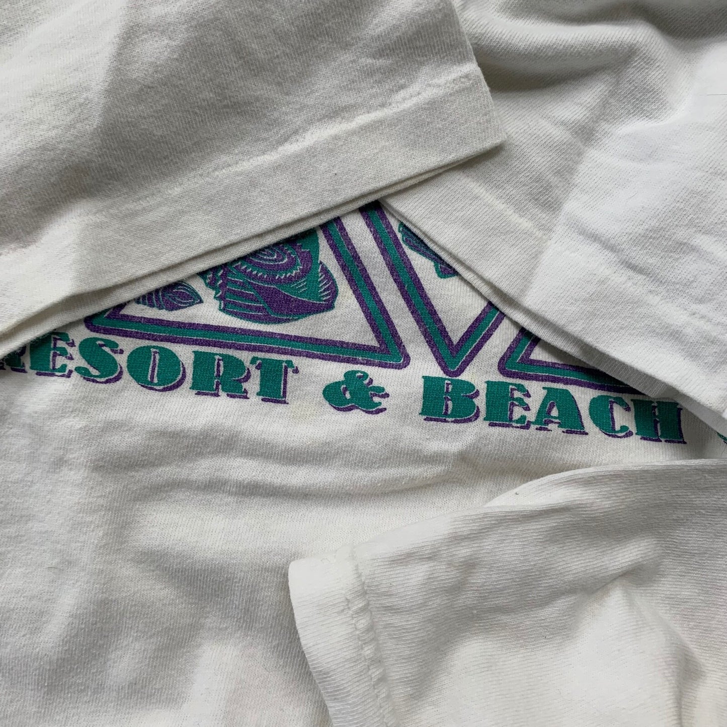 Florida Summer Vintage T Shirt 90s Beach Shell Disney Land Travel Rap Music Cute