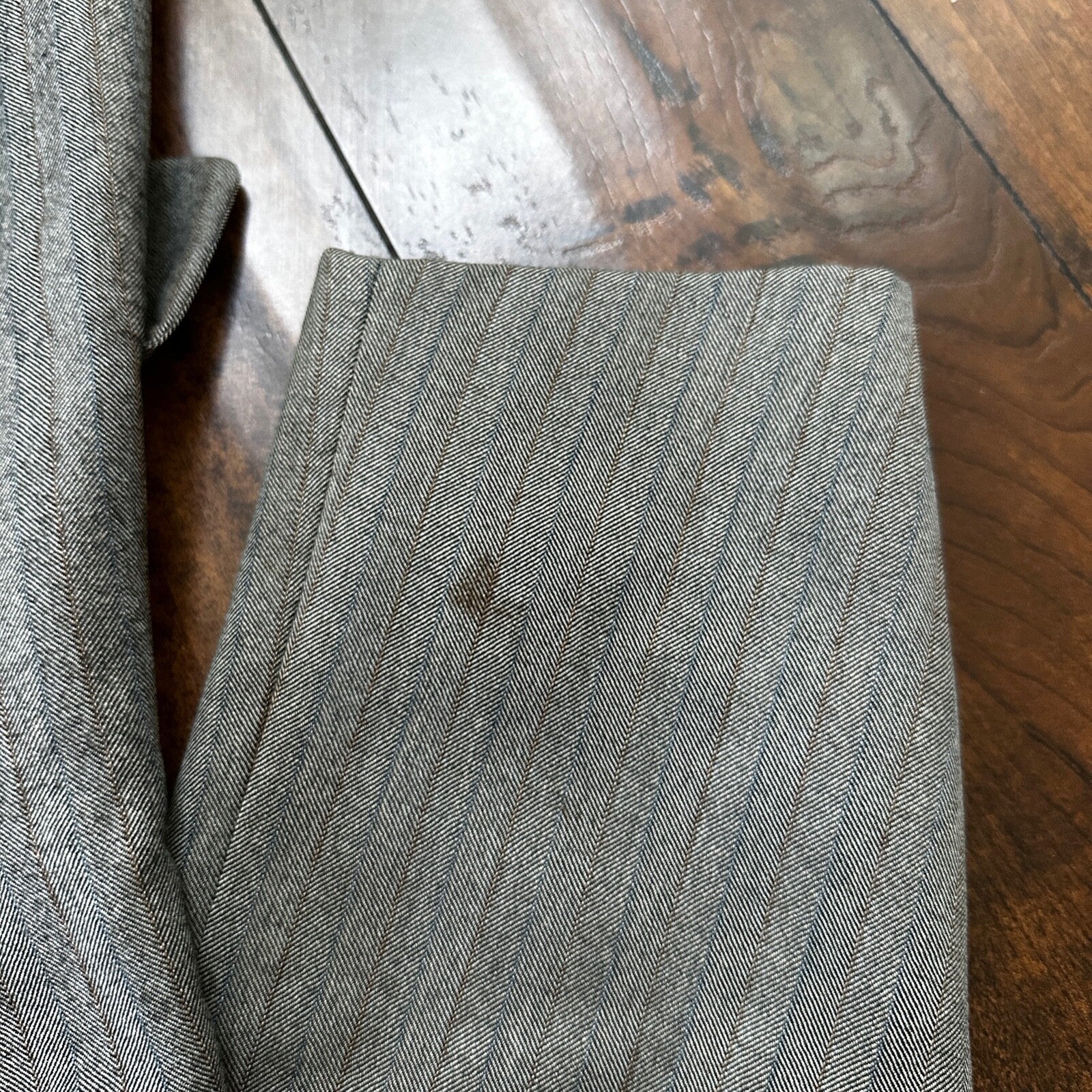 1960s 1970s Brown Striped Sport Jacket VTG Mens Suit 41 33x27 Rockabilly Wool