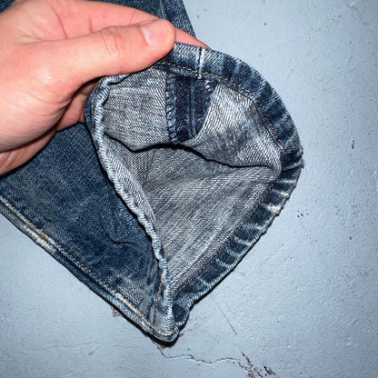 Levis 501 Y2K XX Straight Leg Jeans Blue VTG Med Wash 34x32 Act 33x30