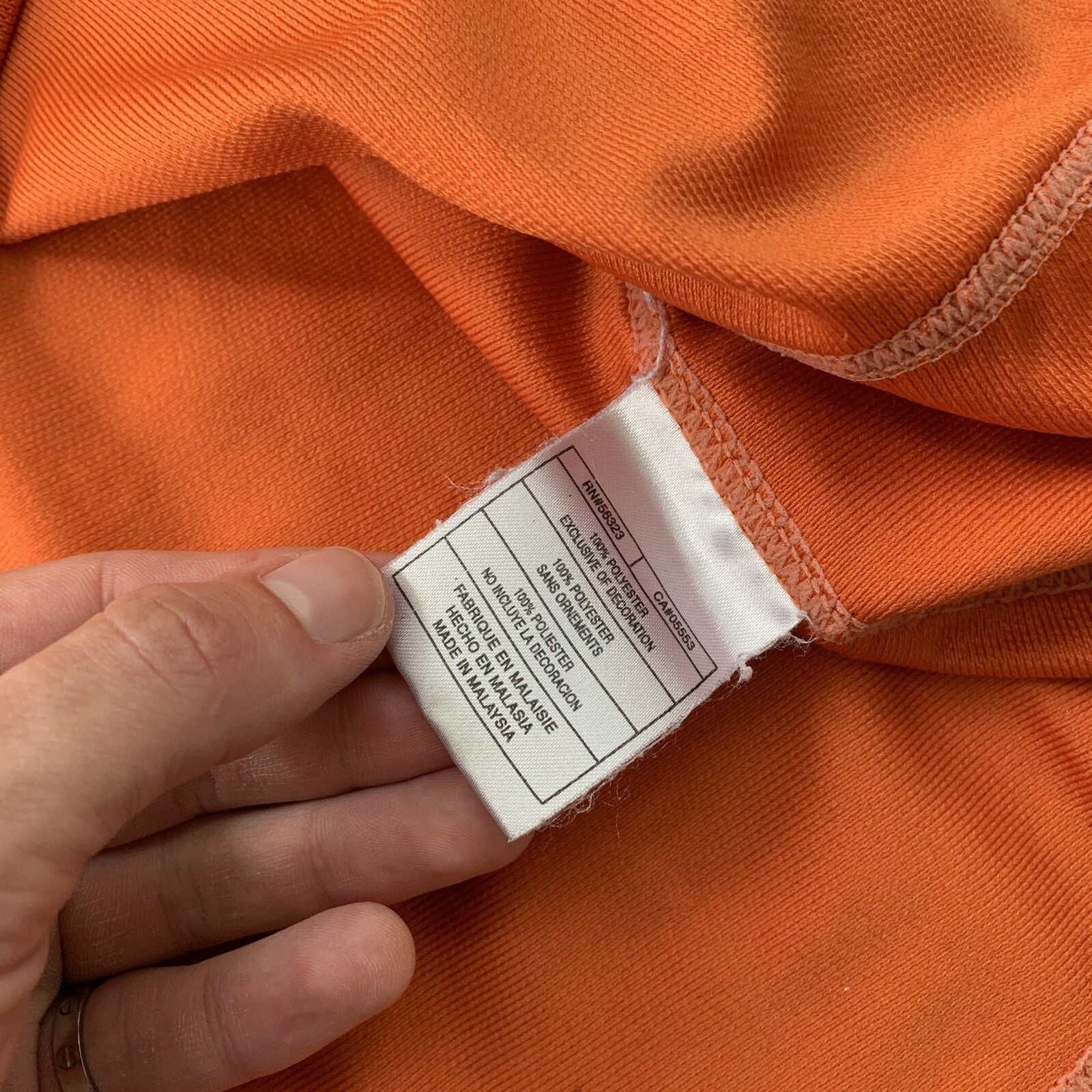 Vintage Nike Y2K Jersey T Shirt Soccer Football Sports Orange Running 2000s