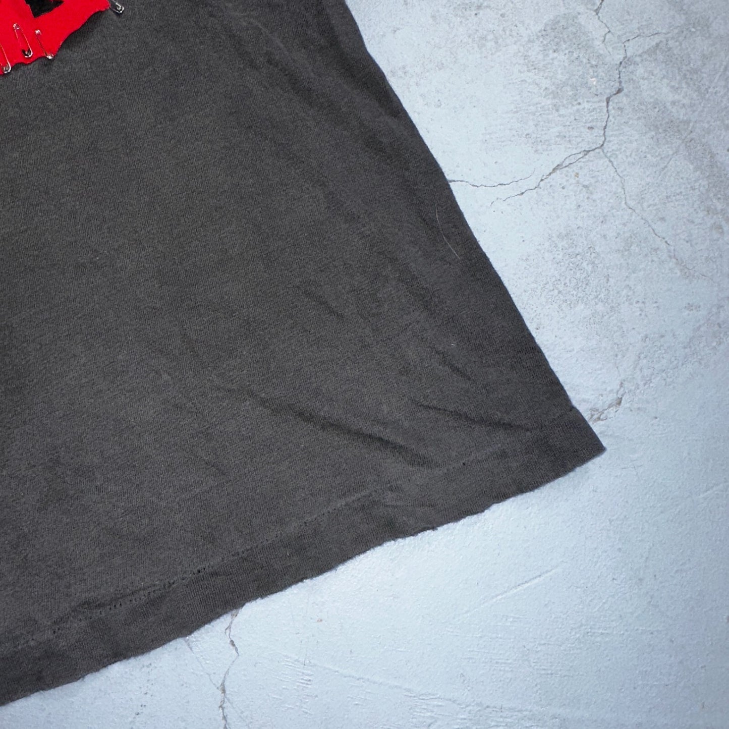 Super Hero Chopped Cut Sewn Custom VTG T Shirt Hanes 80s Beefy Rare Fun Batman