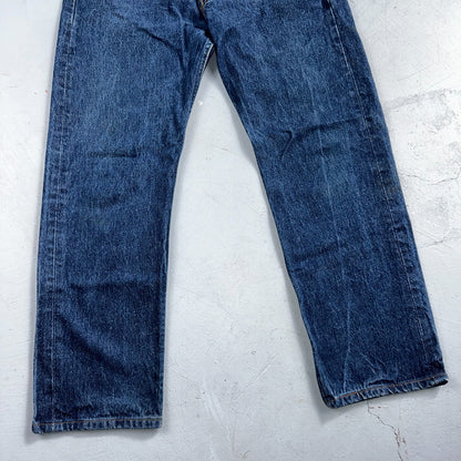 Levis 501 Vintage Y2K 90s XX Straight Leg Jeans Blue Med Wash 34x31 Act 32x27
