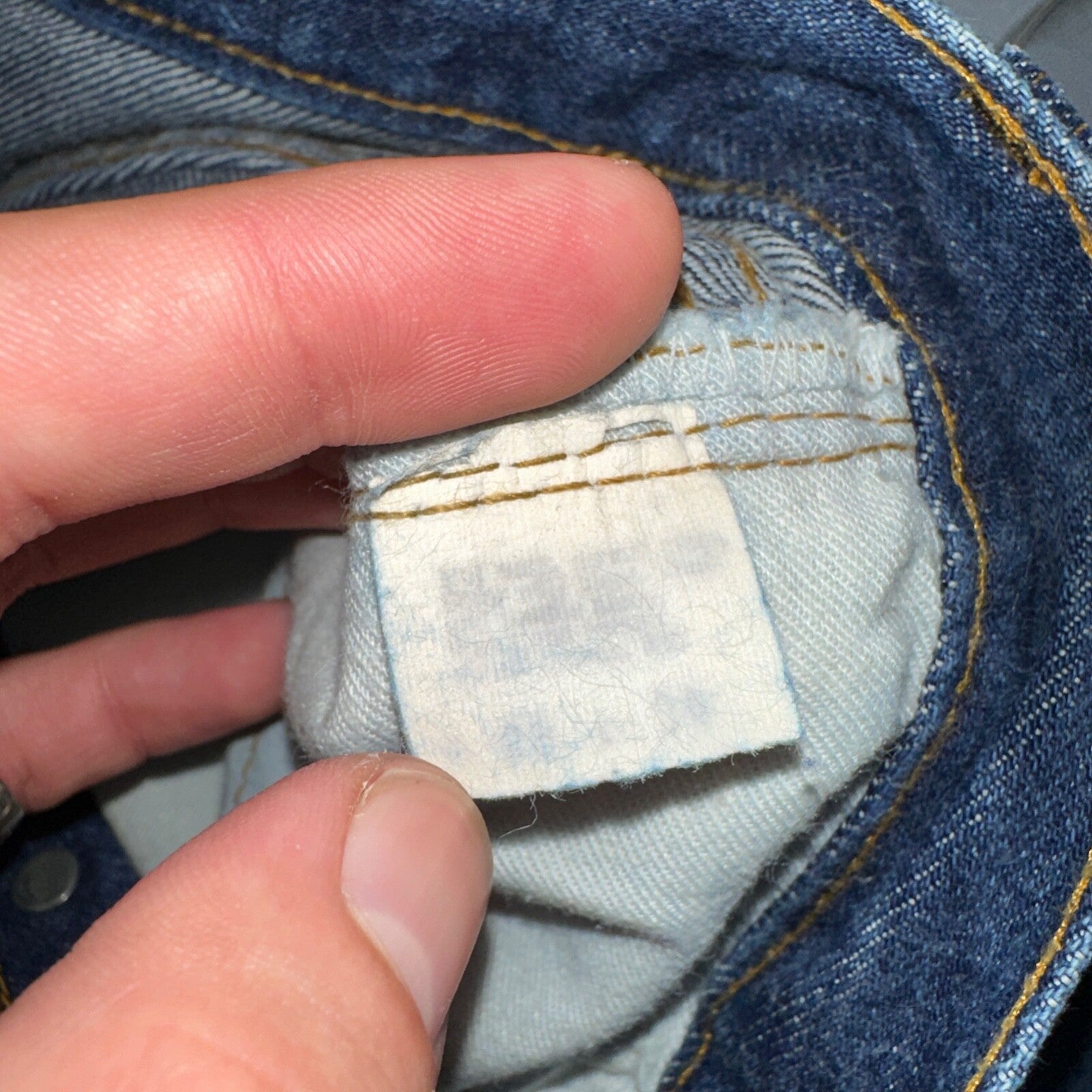 Levis 501 VTG 70s SS Redline Selvedge Jeans XX Dark Wash 28x34 Act 26x30