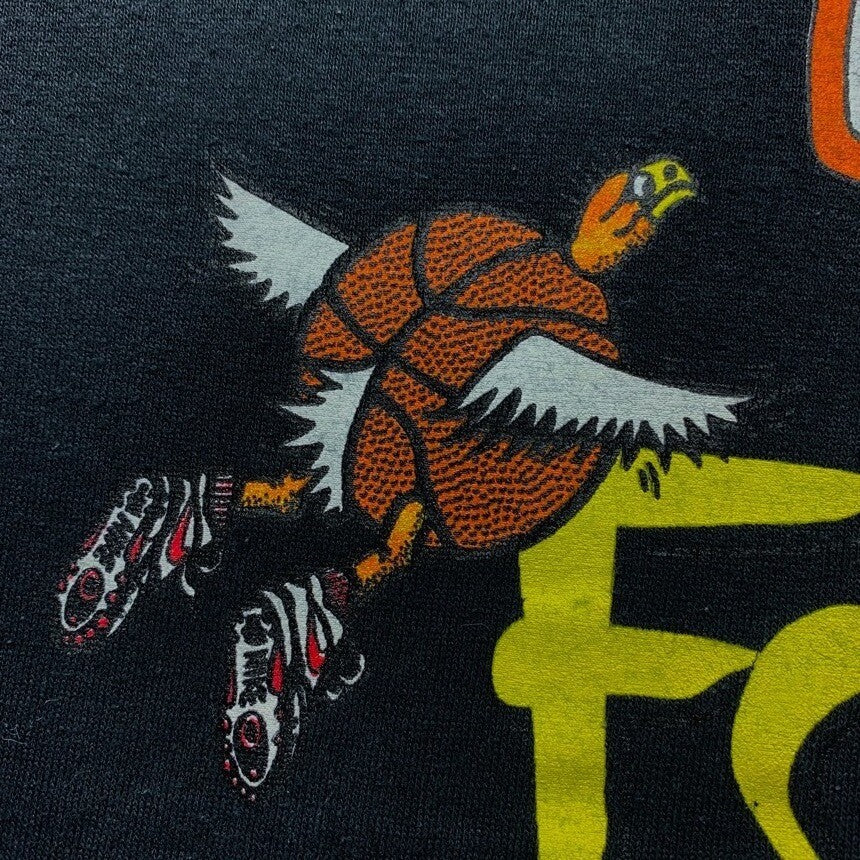 Vintage Nike T Shirt USA Rare Basketball Jordan Funny Owl Shot Cartoon Rap 90s