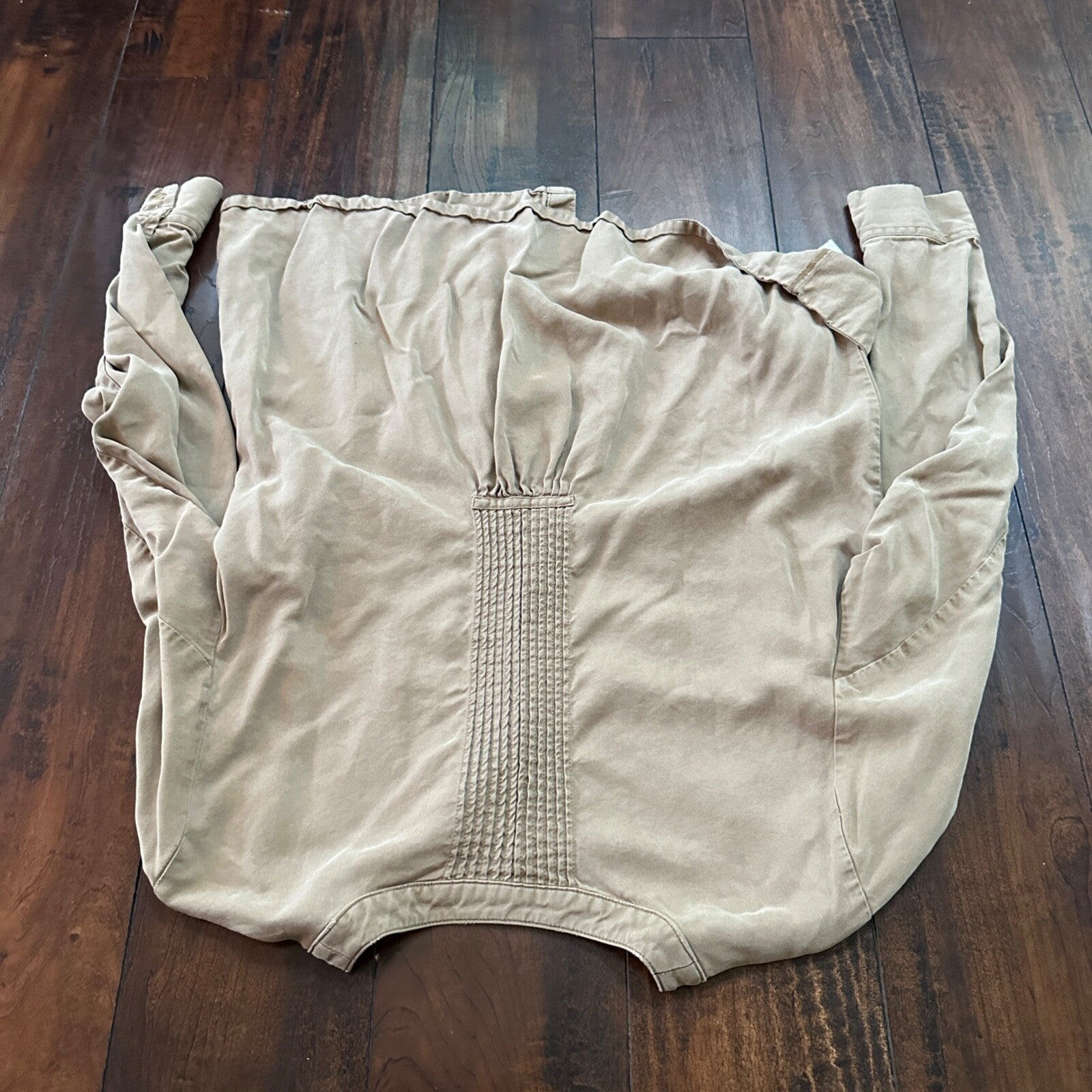 Pendleton Petite Women Jacket Crop Swing Blazer Size Large Cute Tan Brown