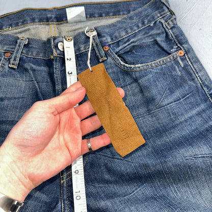 Levis 501 Vintage 90s XX Straight Leg Jeans Y2K Blue Med Wash 34x36 Act 33x35