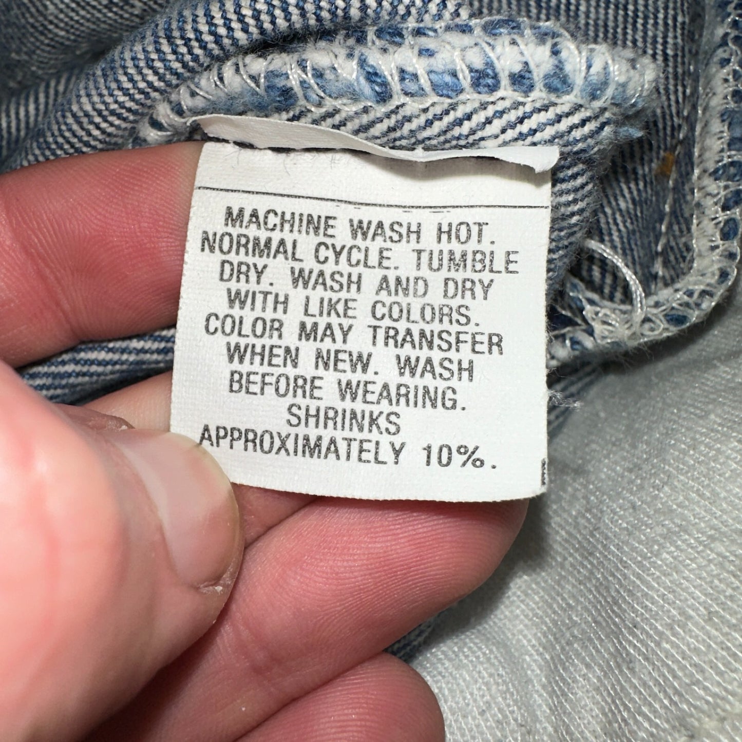 Levis 501 Vintage 80s USA XX Straight Leg Jeans Blue Med Wash 38x30 Act 35x26