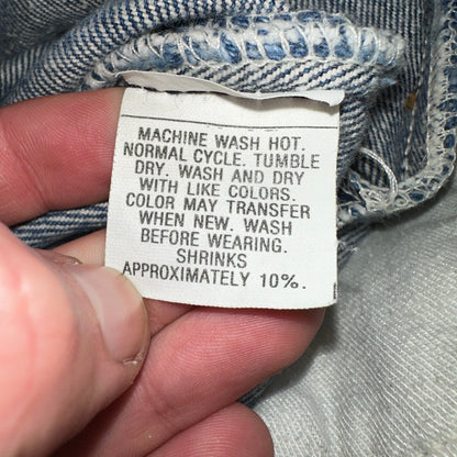 Levis 501 Vintage 80s USA XX Straight Leg Jeans Blue Med Wash 38x30 Act 35x26