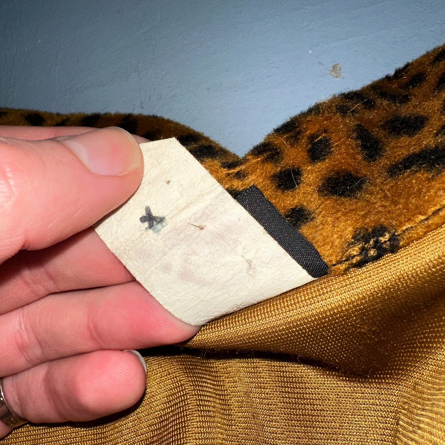 VTG ENT Jacket Womens Cheetah Outdoors Entrancy USA 70s Rockabilly Long Coat