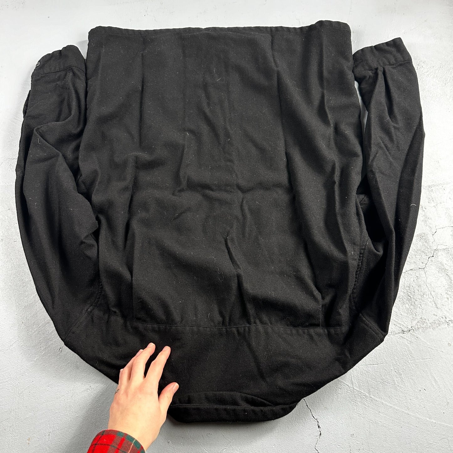 Pendleton Original Board Shirt BLACK 100% Wool Button Down Men’s Size L Long VTG