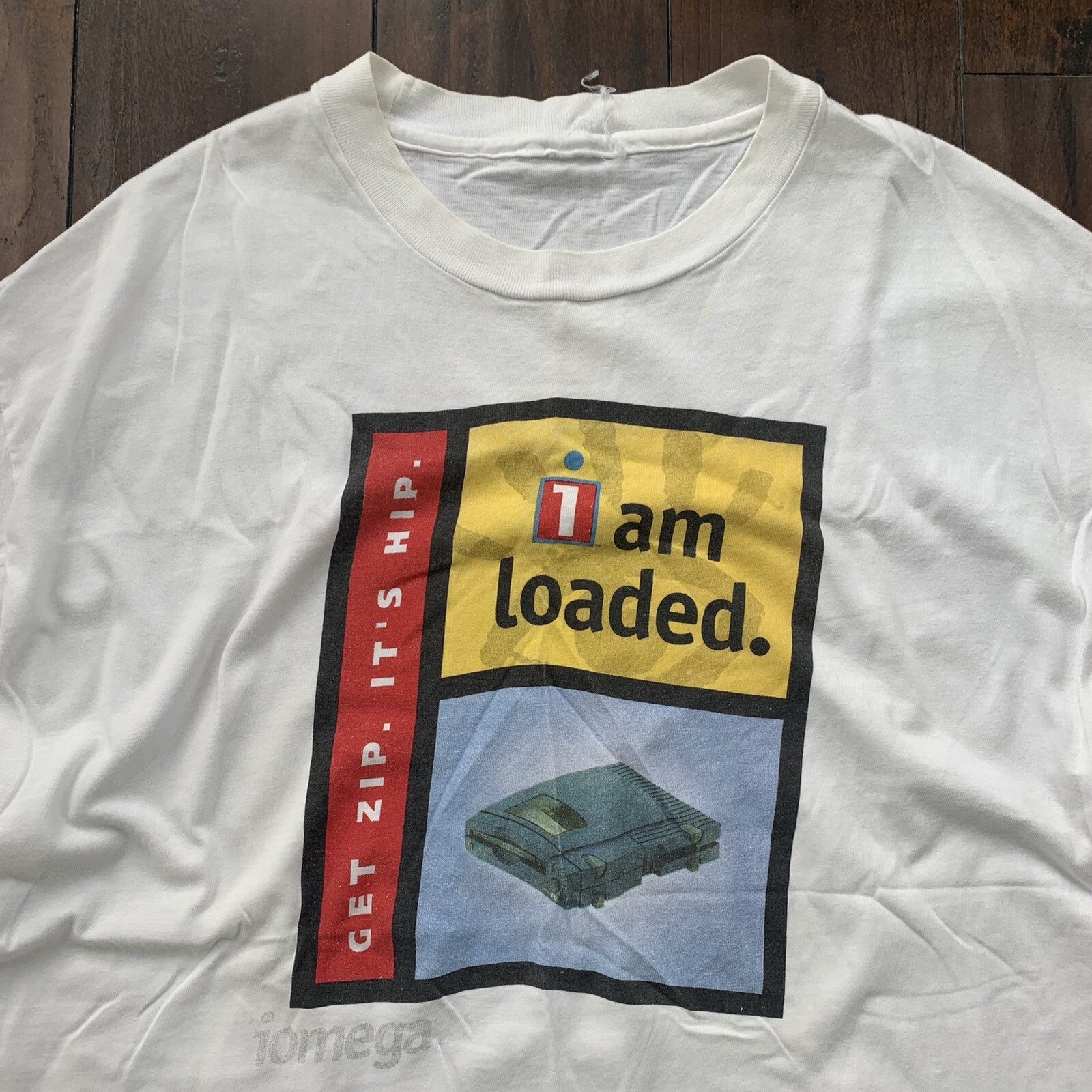 Computer PC Gaming Vintage T Shirt 90s I Am Loaded Funny IOMEGA Video N64 SNES