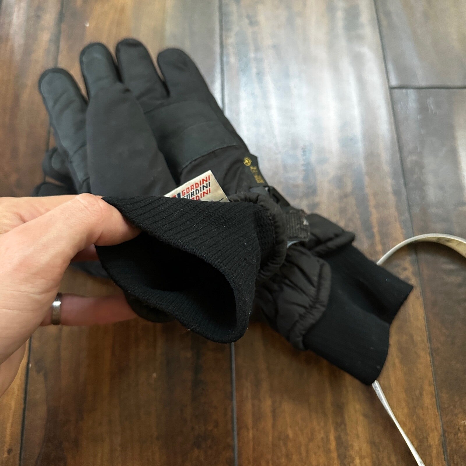 Gordini Winter Gloves Women Size Small Leather Palm Gore-Tex VTG 90s