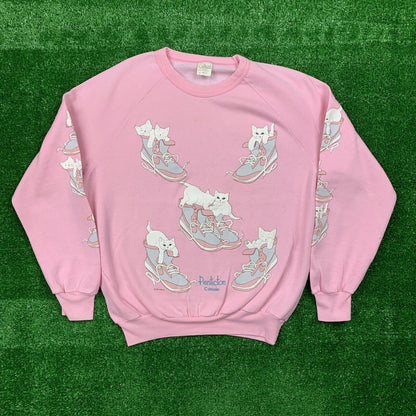 Nike Vintage Sweatshirt Mens T Shirt Pink Cats Cute Animals Canada Shoes Love