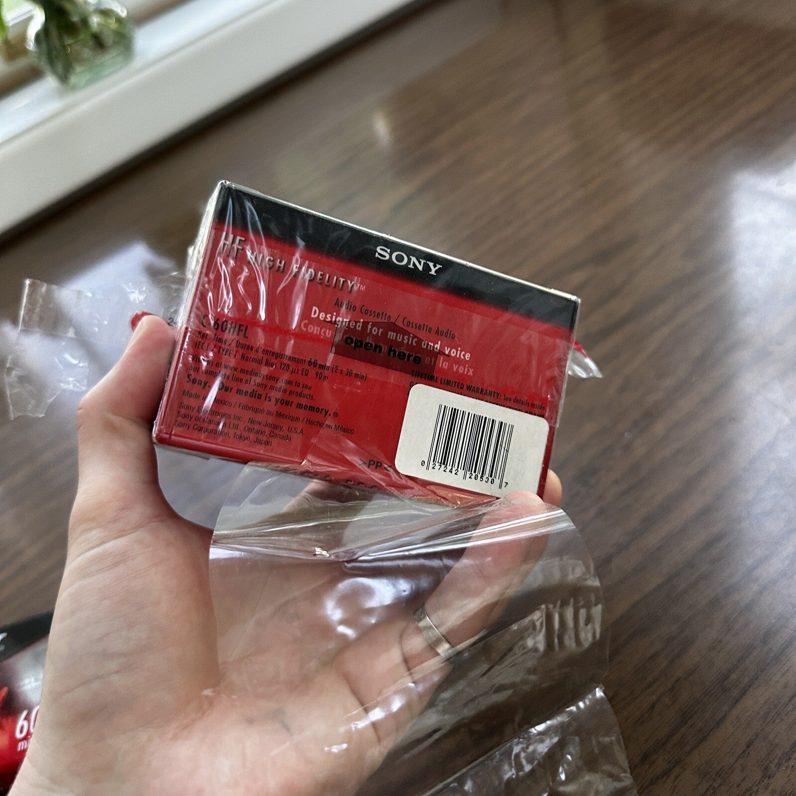 SONY HF 60 90 Minute Blank Audio Cassette Tapes NEW Lot Of 5 Normal Bias