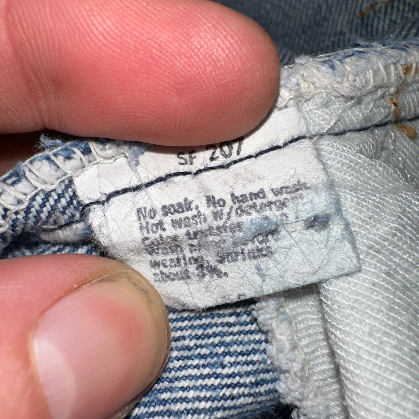 Levis 517 Vintage 80s USA Orange Tab Bootcut Flare Blue Worn Jeans Act 32x28