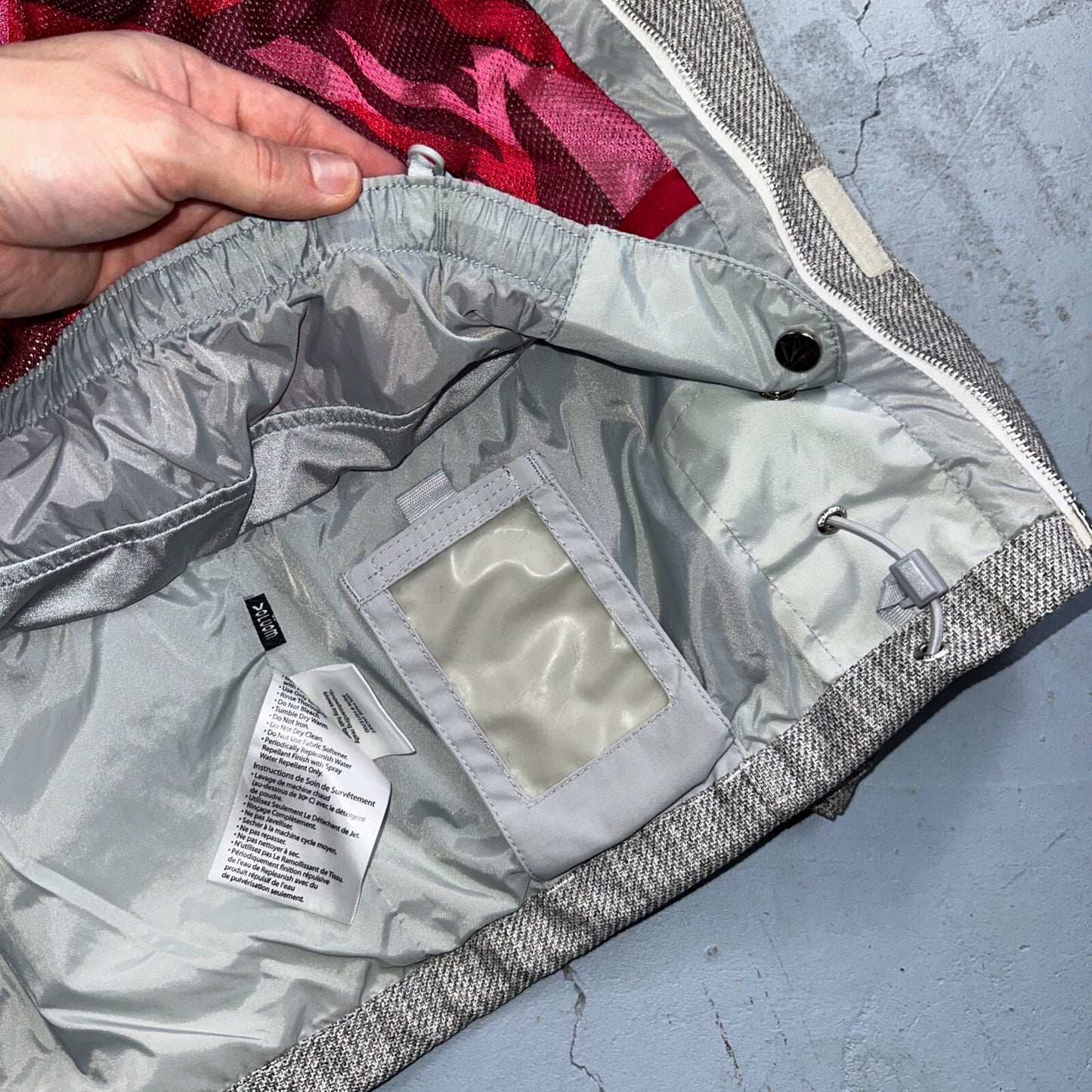 Volcom Snowboarding Jacket Men's Size Small Transition Parka Gray Ski