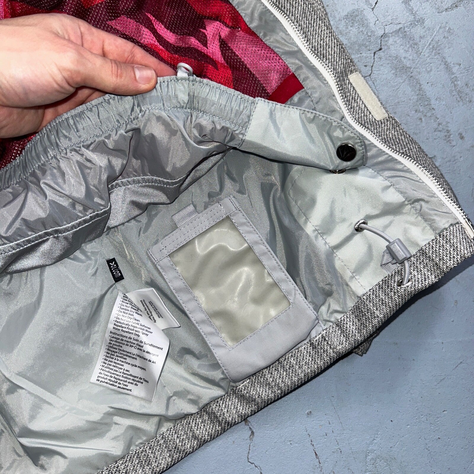 Volcom Snowboarding Jacket Men's Size Small Transition Parka Gray Ski