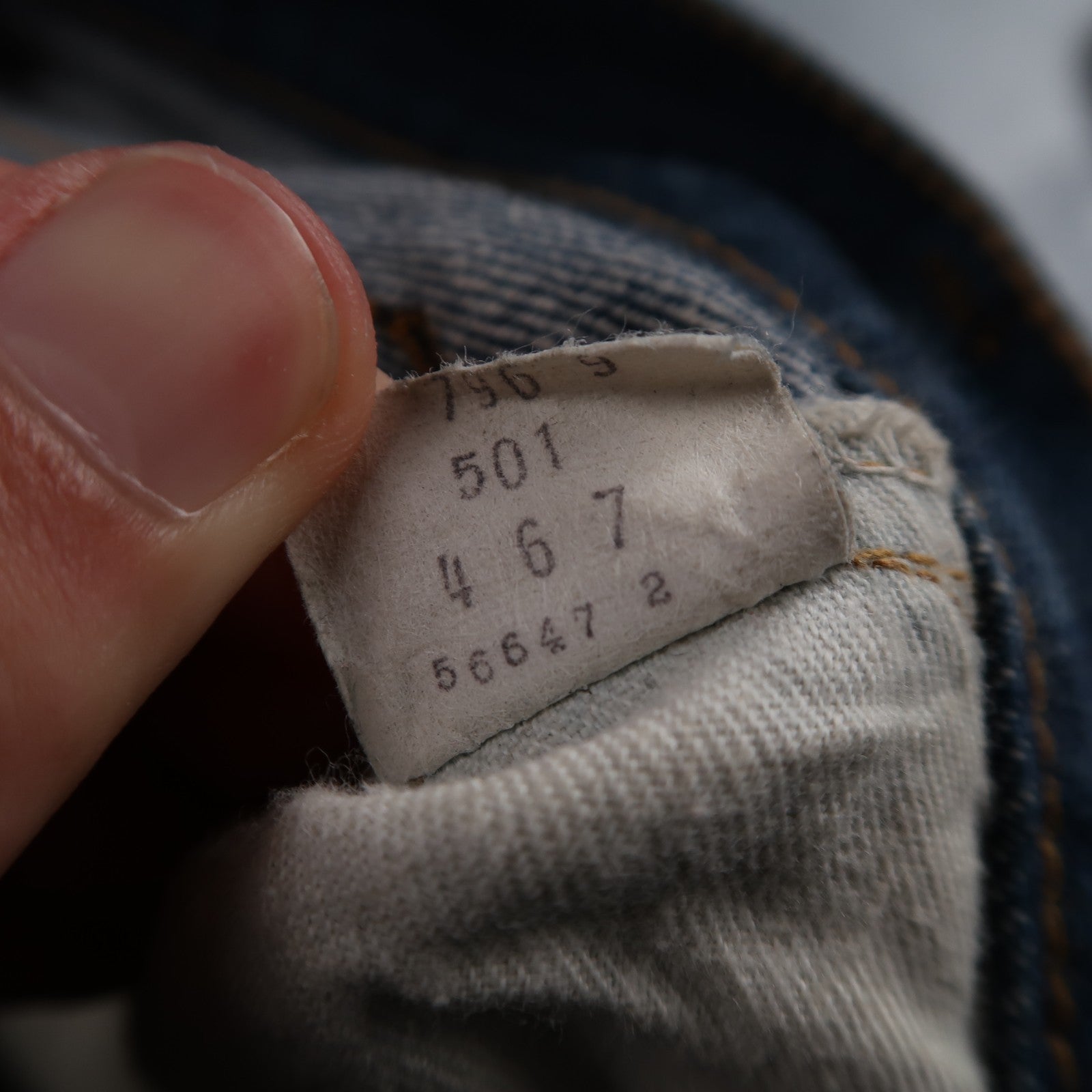 Levis 501 Vintage 70s SS Redline Selvedge USA XX Jeans Med Wash 38x32 Act 35x29