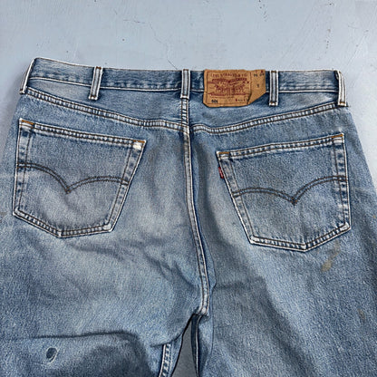 Levis 501 Vintage 90s XX Straight Leg Jeans Y2K Light Wash 40x36 Act 38x31