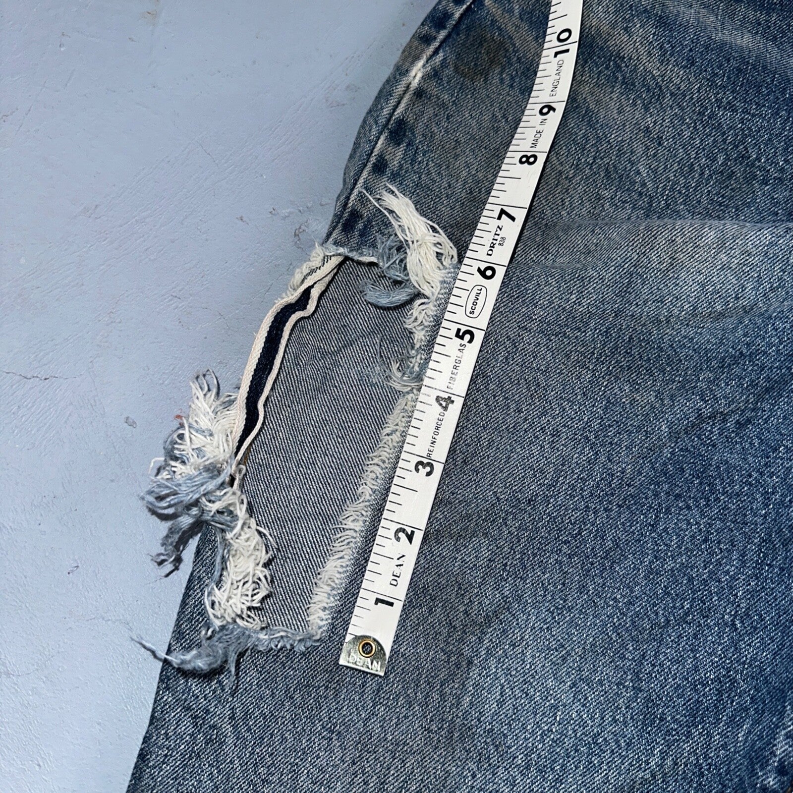 Levis 501 Vintage 80s Redline Selvedge USA XX Jeans Med Wash 32x36 Act 29x32