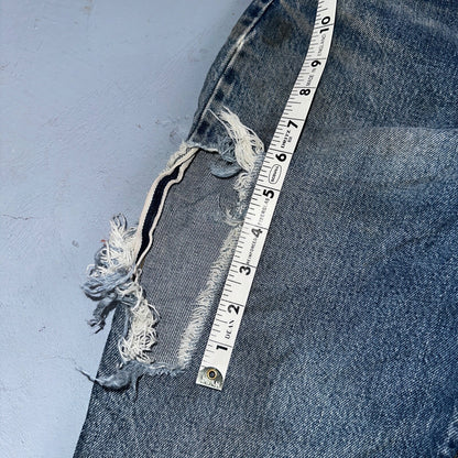 Levis 501 Vintage 80s Redline Selvedge USA XX Jeans Med Wash 32x36 Act 29x32