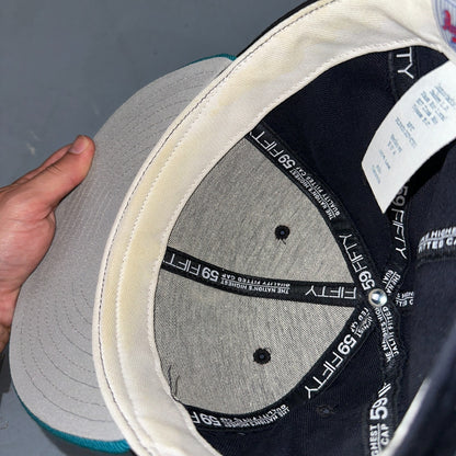 Vintage Seattle Mariners New Era 59Fifty Pro Model Fitted 7 3/8 Hat Wool MLB