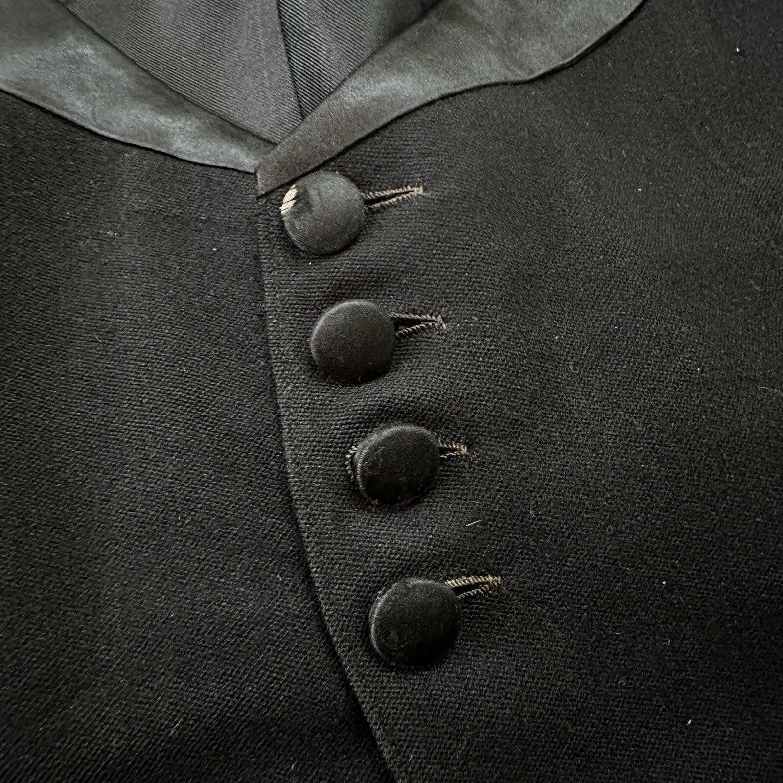 VTG 1920s Mens 3 PC Suit Tuxedo Coat Jacket Pants Wool Thorsen Gray 20s 30s