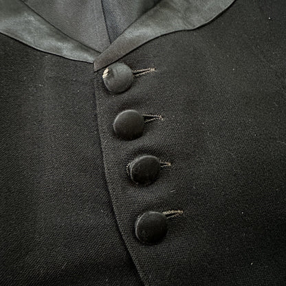 VTG 1920s Mens 3 PC Suit Tuxedo Coat Jacket Pants Wool Thorsen Gray 20s 30s