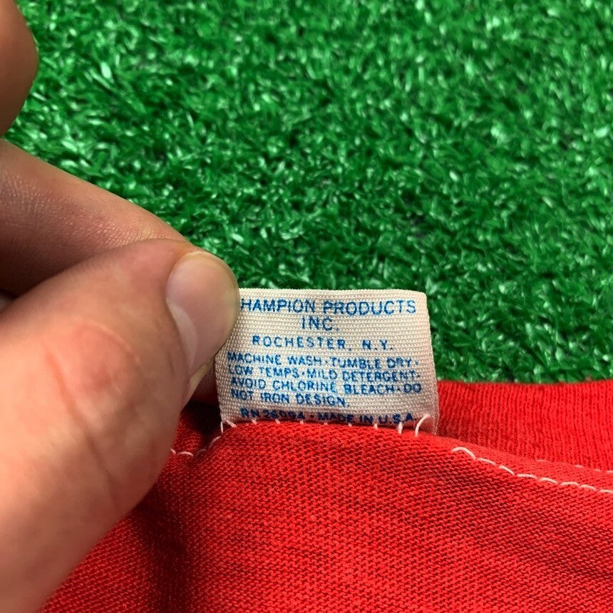 Vintage Nike 1979 Oregon T Shirt USA Rare Champion Blue Bar XL 70s Axeman Pepsi