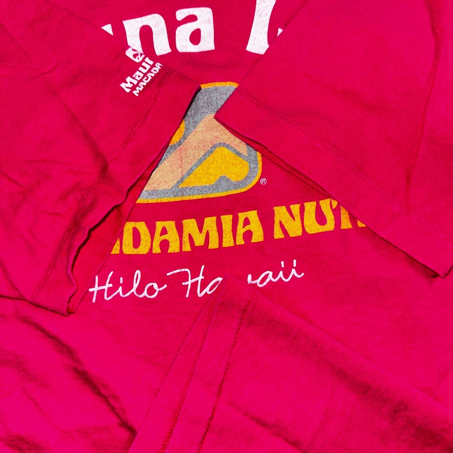 Mauna Loa Macadamia Nuts Hawaii Hanes 80s VTG T Shirt Promo Art Sun Aloha Cool