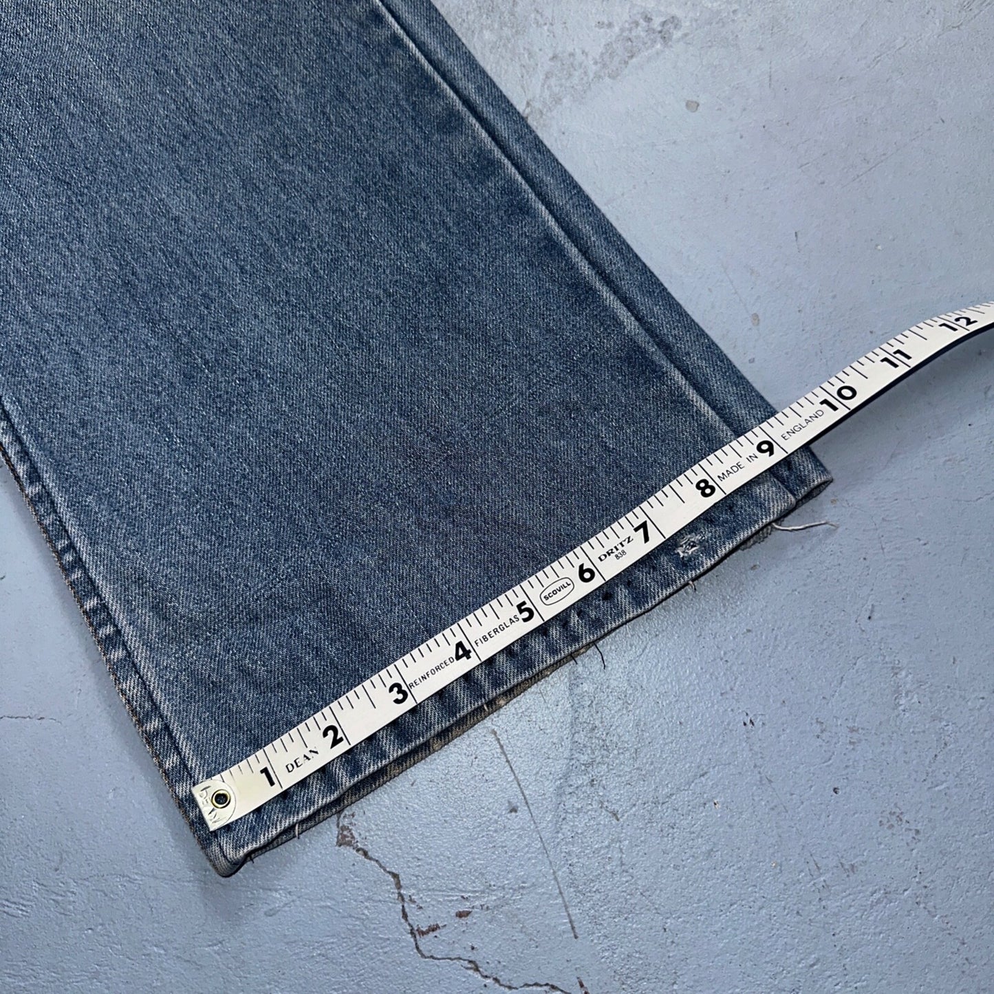 Levis 517 Vintage 80s USA Orange Tab Bootcut Flare Blue Worn Jeans Act 34x26