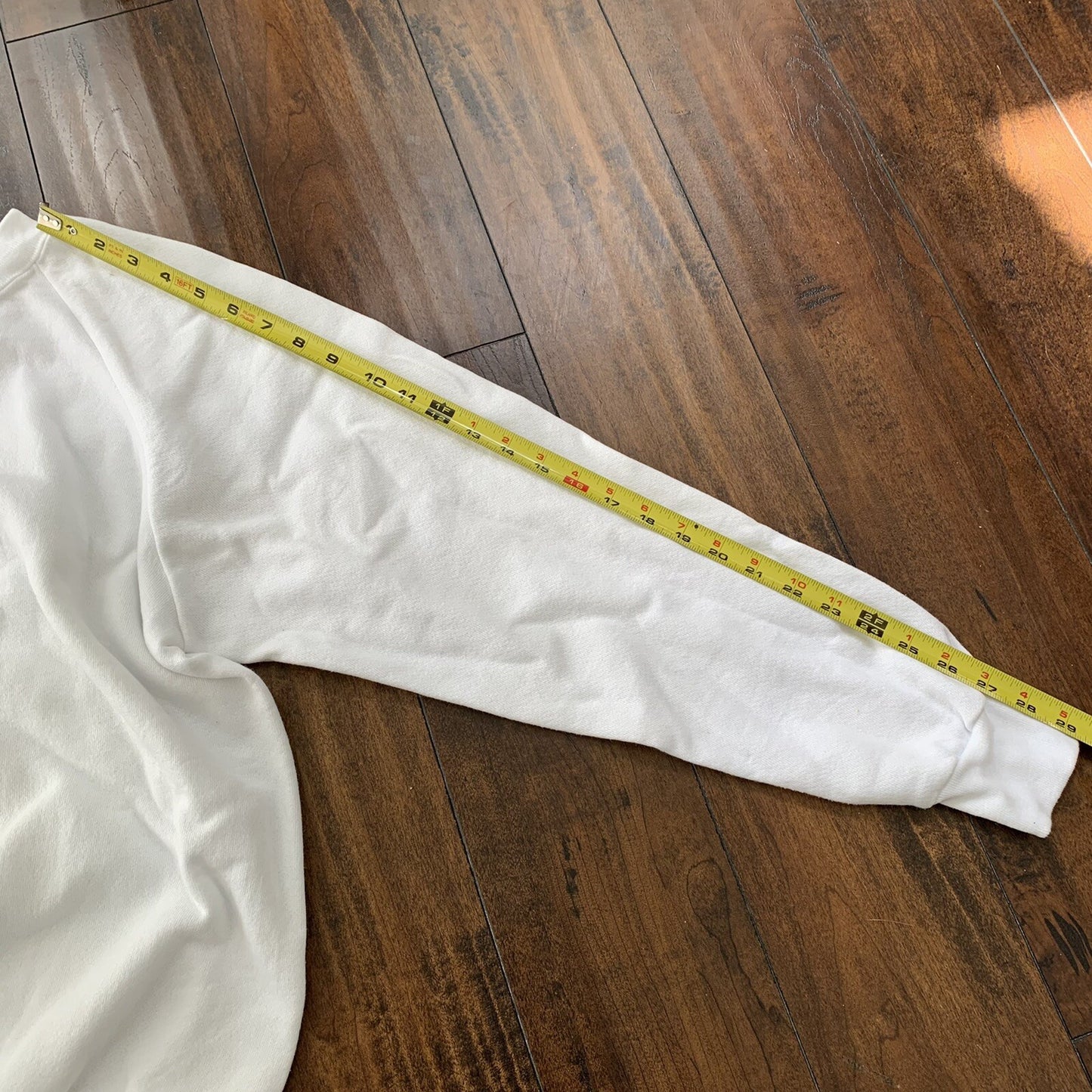 Oneita BLANK Vintage White Sweatshirt 90s Essential Lot Rap T Shirt Rare Jumper