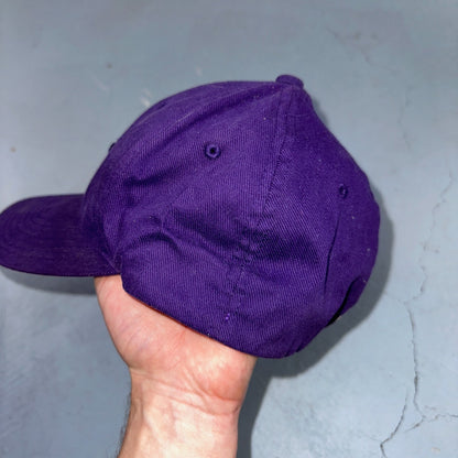Nike VTG Washington Huskies Hat Cap Flex Fit Purple NCAA Team 90s Y2K