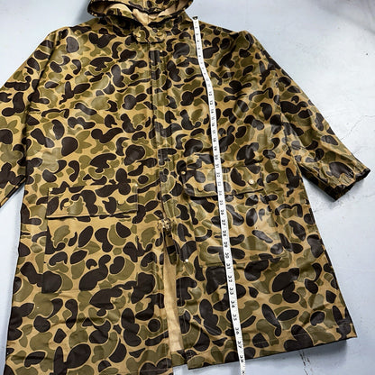 Dry Wear Rain Suit Adult Brown Green Camouflage Outdoor Hunting Mens XL Frogskin