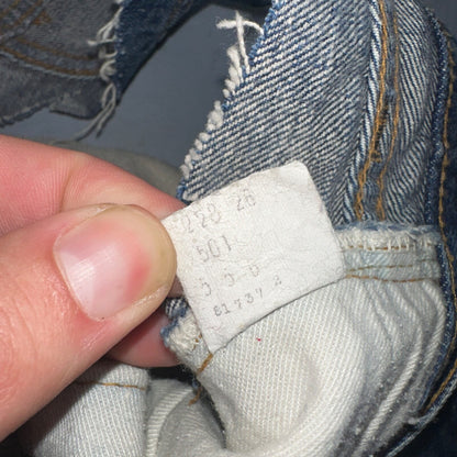 Levis 501 Vintage 80s Redline Selvedge USA XX Jeans Bootcut 33x36 Act 30x33