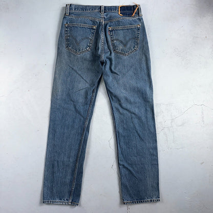 Levis 501 Vintage Y2K XX Straight Leg Jeans 90s Blue Med Wash 34x36 Act 31x31