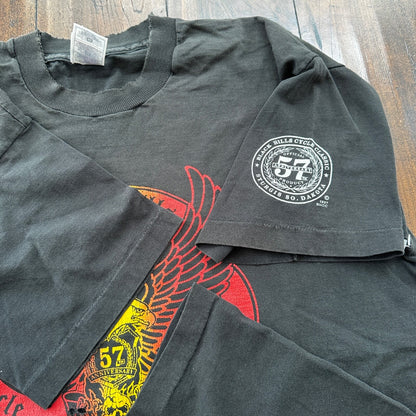 Sturgis Black Hills Rally 1997 Vintage T Shirt Black Harley Motorcycle Grunge XL