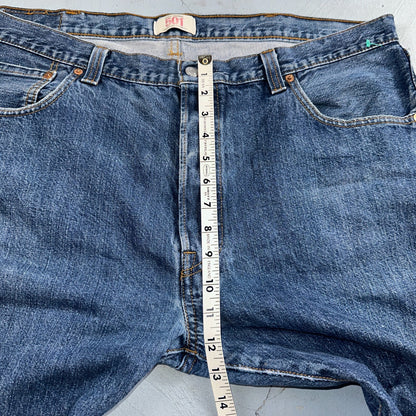 Levis 501 Vintage Y2K XX Straight Leg Jeans Blue Med Wash 40x32 Act 40x31